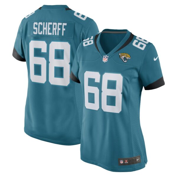 Women’s Jacksonville Jaguars Brandon Scherff Nike Teal Game Player Jersey