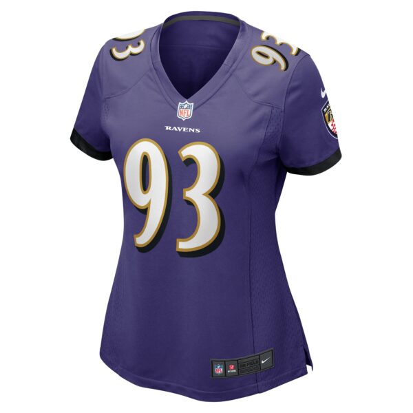 Women’s Baltimore Ravens Bravvion Roy Nike Purple Game Jersey