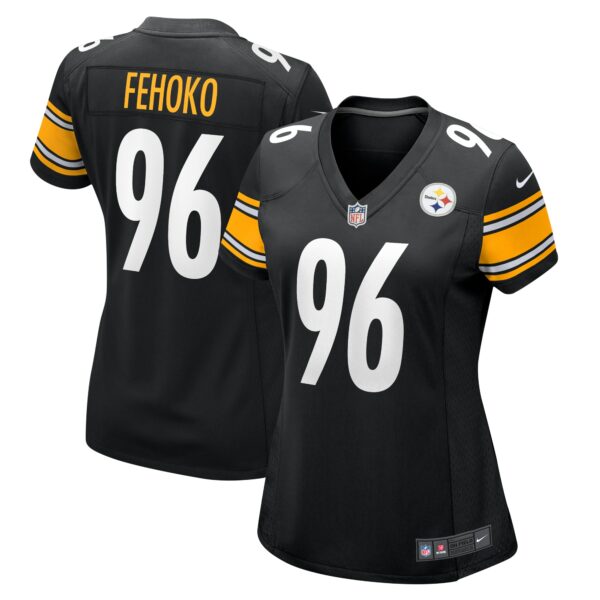 Women’s Pittsburgh Steelers Breiden Fehoko Nike Black Game Jersey