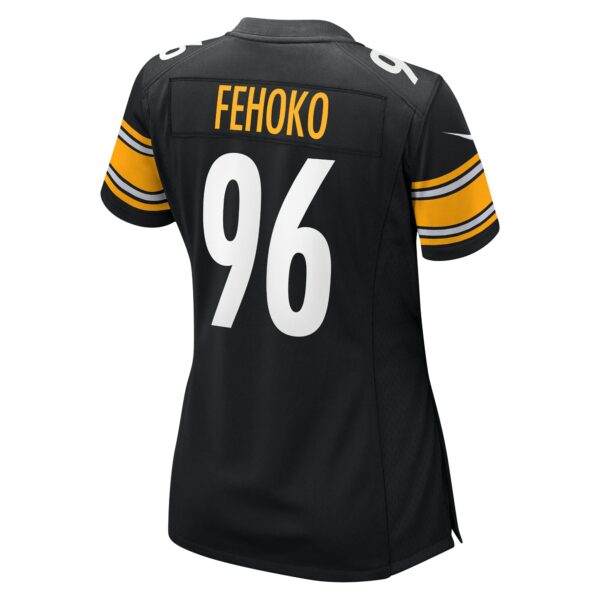 Women’s Pittsburgh Steelers Breiden Fehoko Nike Black Game Jersey