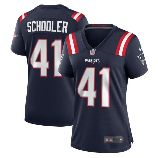 Women’s New England Patriots Brenden Schooler Nike Navy Game Player Jersey