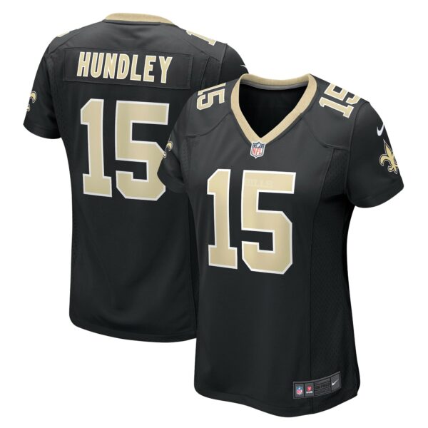 Women’s New Orleans Saints Brett Hundley Nike Black Game Player Jersey