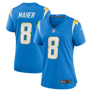 Women's Los Angeles Chargers Brett Maher Nike Powder Blue Team Game Jersey