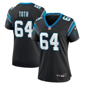 Women's Carolina Panthers Brett Toth Nike Black Game Jersey