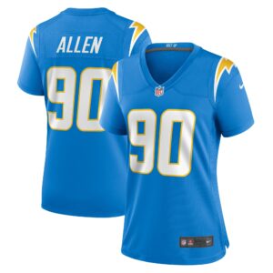 Women's Los Angeles Chargers Brevin Allen Nike Powder Blue Team Game Jersey