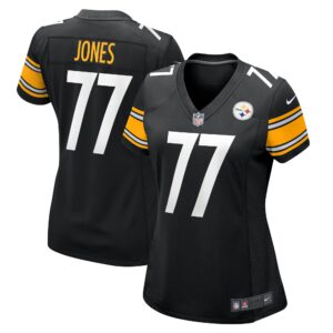 Women's Pittsburgh Steelers Broderick Jones Nike Black Game Jersey