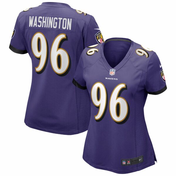 Women’s Baltimore Ravens Broderick Washington Nike Purple Game Jersey