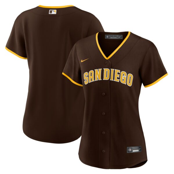 Women’s San Diego Padres Nike Brown Road Replica Team Jersey