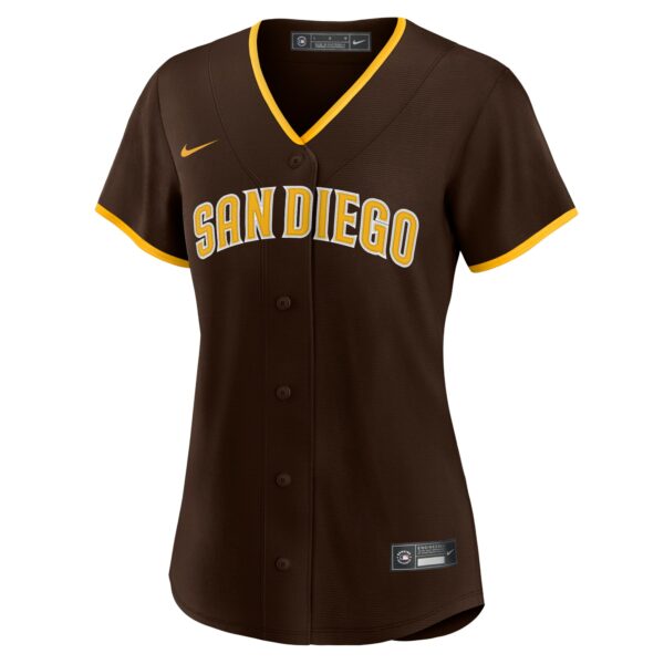 Women’s San Diego Padres Nike Brown Road Replica Team Jersey