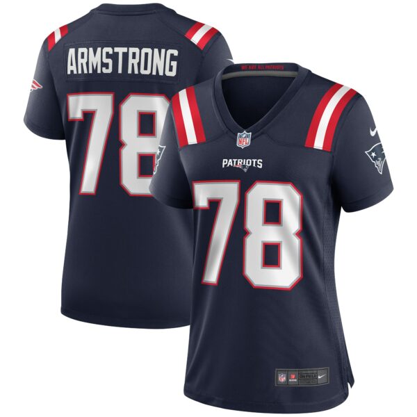 Women’s New England Patriots Bruce Armstrong Nike Navy Game Retired Player Jersey