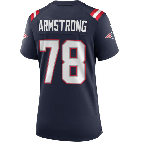 Women’s New England Patriots Bruce Armstrong Nike Navy Game Retired Player Jersey