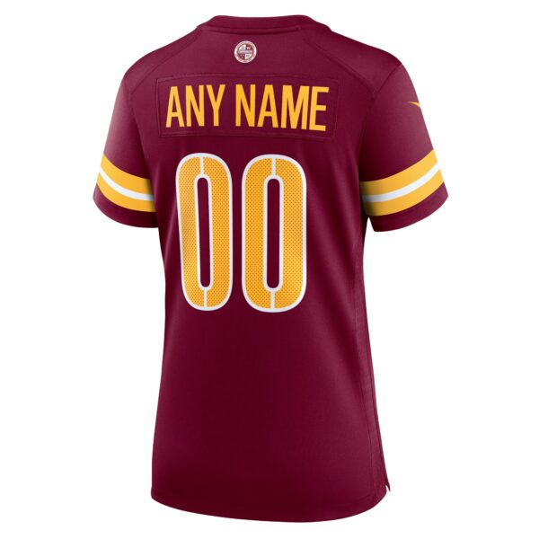 Women’s Washington Commanders Nike Burgundy Game Custom Player Jersey