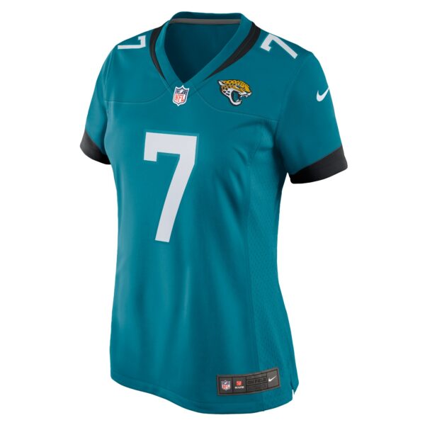 Women’s Jacksonville Jaguars Byron Leftwich Nike Teal Retired Player Game Jersey