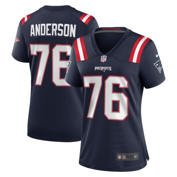 Women’s New England Patriots Calvin Anderson Nike Navy Game Jersey