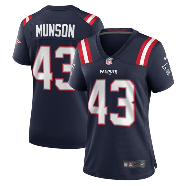 Women’s New England Patriots Calvin Munson Nike Navy Home Game Player Jersey