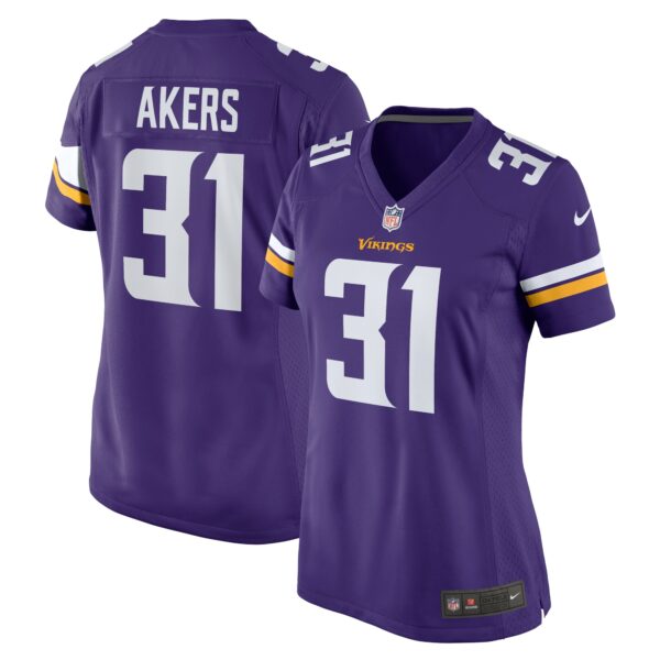 Women’s Minnesota Vikings Cam Akers Nike Purple Game Jersey