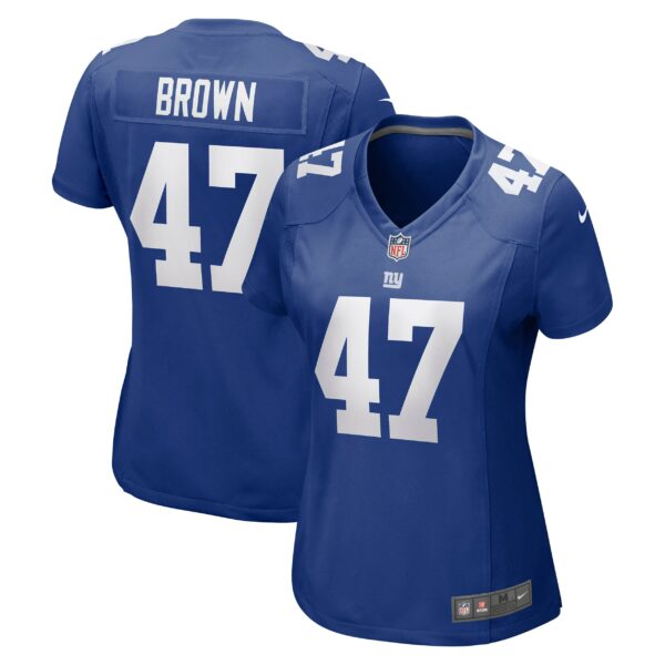 Women’s New York Giants Cam Brown Nike Royal Game Jersey