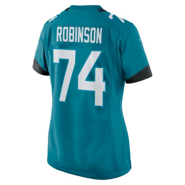 Women’s Jacksonville Jaguars Cam Robinson Nike Teal Nike Game Jersey