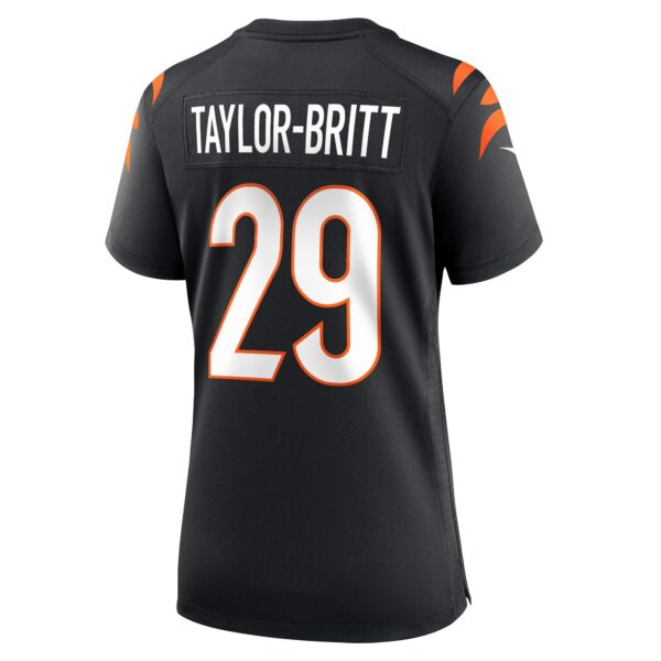 Women’s Cincinnati Bengals Cam Taylor-Britt Nike Black Game Player Jersey