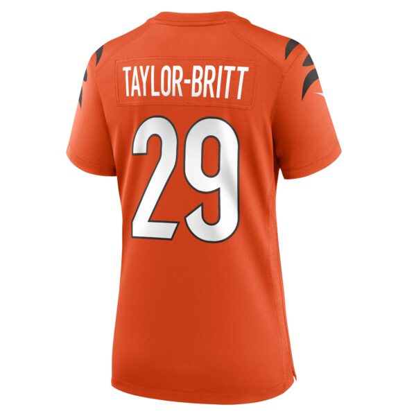 Women’s Cincinnati Bengals Cam Taylor-Britt Nike Orange Alternate Game Jersey