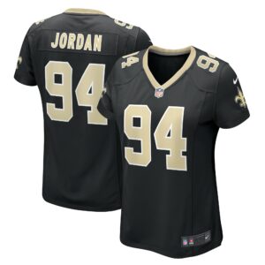 Women's New Orleans Saints Cameron Jordan Nike Black Team Game Jersey