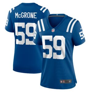 Women's Indianapolis Colts Cameron McGrone Nike Royal Team Game Jersey