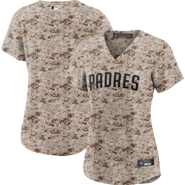 Women’s San Diego Padres Nike Camo USMC Alternate Replica Team Jersey