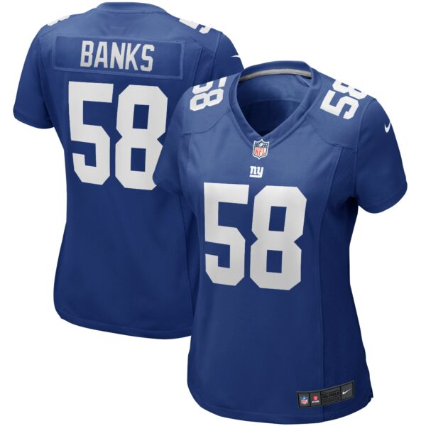 Women’s New York Giants Carl Banks Nike Royal Game Retired Player Jersey