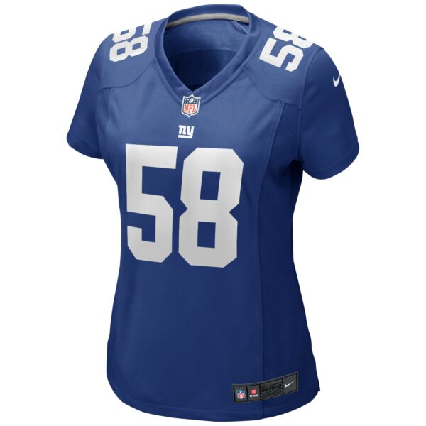 Women’s New York Giants Carl Banks Nike Royal Game Retired Player Jersey