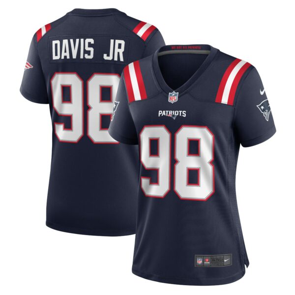 Women’s New England Patriots Carl Davis Jr. Nike Navy Game Player Jersey