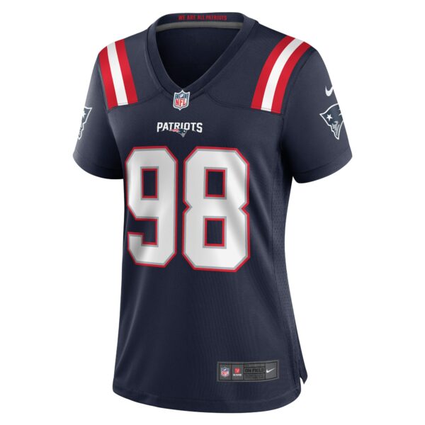 Women’s New England Patriots Carl Davis Jr. Nike Navy Game Player Jersey