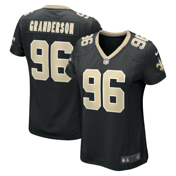 Women’s New Orleans Saints Carl Granderson Nike Black Game Jersey