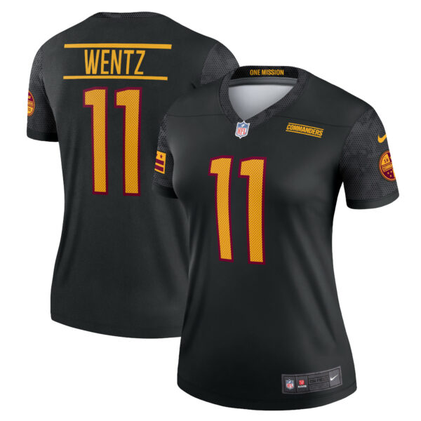 Women’s Washington Commanders Carson Wentz Nike Black Legend Jersey