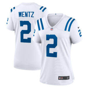 Women's Indianapolis Colts Carson Wentz Nike White Game Jersey