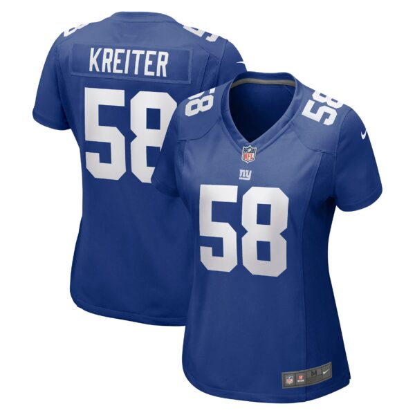 Women’s New York Giants Casey Kreiter Nike Royal Game Jersey