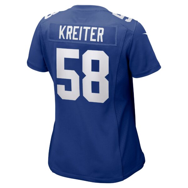 Women’s New York Giants Casey Kreiter Nike Royal Game Jersey