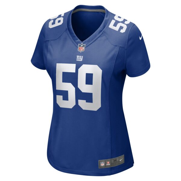 Women’s New York Giants Casey Kreiter Nike Royal Team Game Jersey