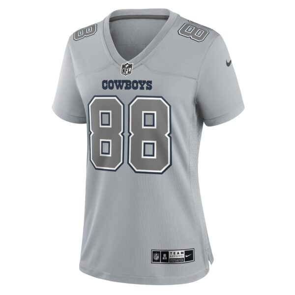 Women’s Dallas Cowboys CeeDee Lamb Nike Gray Atmosphere Fashion Game Jersey