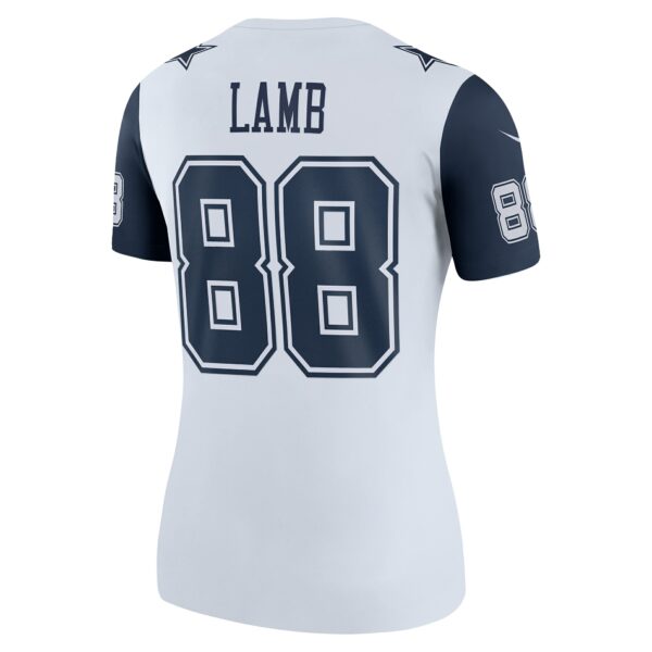 Women’s Dallas Cowboys CeeDee Lamb Nike White 2nd Alternate Legend Jersey