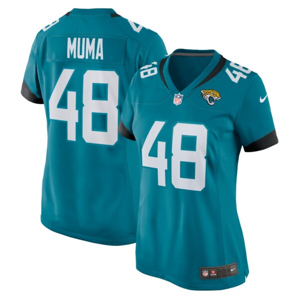 Women’s Jacksonville Jaguars Chad Muma Nike Teal Game Jersey