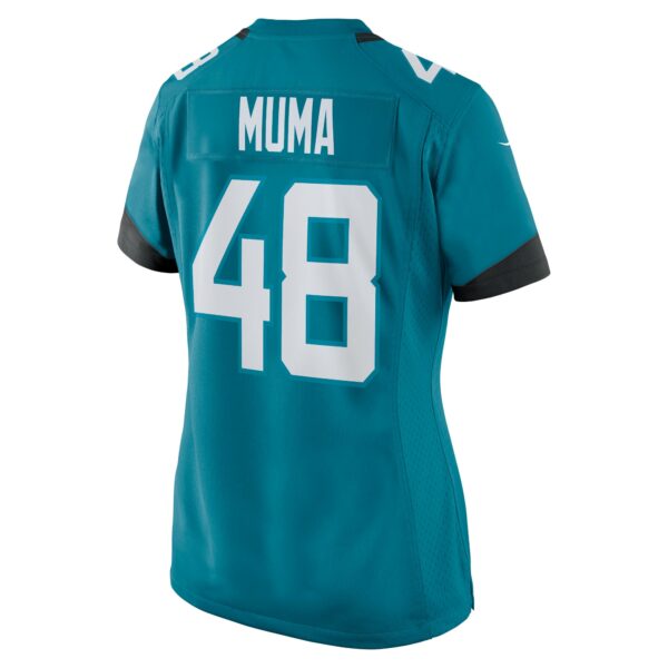 Women’s Jacksonville Jaguars Chad Muma Nike Teal Game Jersey