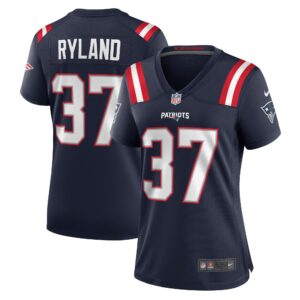 Women's New England Patriots Chad Ryland Nike Navy Team Game Jersey