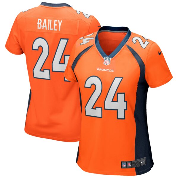 Women’s Denver Broncos Champ Bailey Nike Orange Game Retired Player Jersey