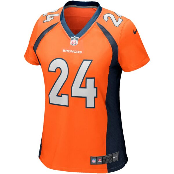 Women’s Denver Broncos Champ Bailey Nike Orange Game Retired Player Jersey