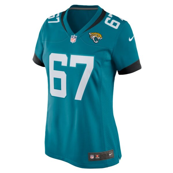 Women’s Jacksonville Jaguars Chandler Brewer Nike Teal Game Jersey