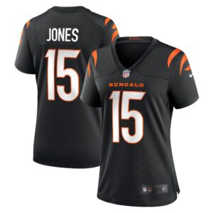 Women's Cincinnati Bengals Charlie Jones Nike Black Team Game Jersey