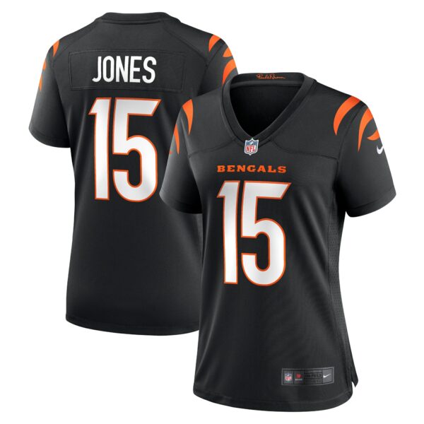 Women’s Cincinnati Bengals Charlie Jones Nike Black Team Game Jersey