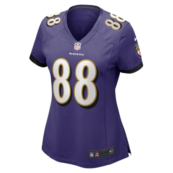 Women’s Baltimore Ravens Charlie Kolar Nike Purple Player Game Jersey