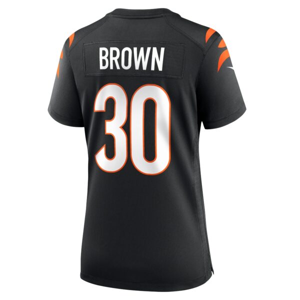 Women’s Cincinnati Bengals Chase Brown Nike Black Team Game Jersey