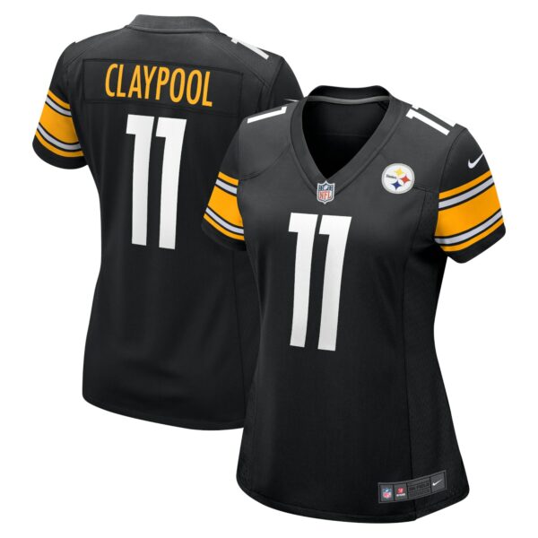 Women’s Pittsburgh Steelers Chase Claypool Nike Black Player Game Jersey